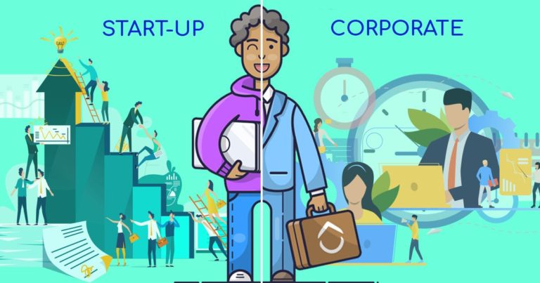 Work Culture — Start-up Vs. Corporate